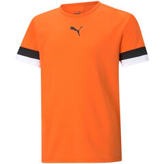 T-krekls bērniem Puma TeamRise Jersey Jr 704938 08, oranžs цена и информация | Рубашки для мальчиков | 220.lv