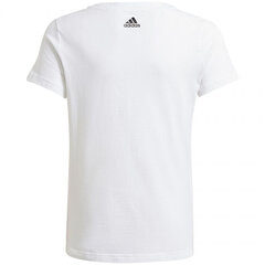 Футболка детская Adidas Essentials Logo Tee Jr GN4045, белая цена и информация | Рубашки для мальчиков | 220.lv