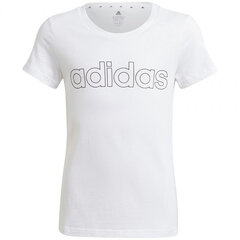 Футболка детская Adidas Essentials Logo Tee Jr GN4045, белая цена и информация | Рубашки для мальчиков | 220.lv