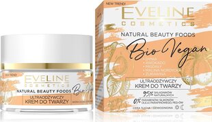 Barojošs dienas & nakts krēms, EVELINE Bio Vegan, 50 ml cena un informācija | Sejas krēmi | 220.lv