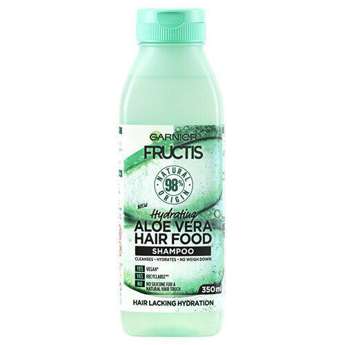 Šampūns normāliem un sausiem matiem Garnier Fructis Hair Food (Aloe Vera Hydrating Shampoo) 350 ml cena un informācija | Šampūni | 220.lv