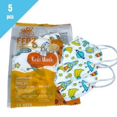 Bērnu respirators FFP2 (sejas maska), 5 gab.. цена и информация | Первая помощь | 220.lv