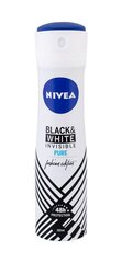 Nivea Invisible For Black & White 48h антипреспирант 150 мл цена и информация | Дезодоранты | 220.lv