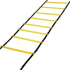 Veiklības kāpnes Springos 8 m, dzeltenas cena un informācija | Sporta trepes, bumbas reakcijas trenēšanai | 220.lv