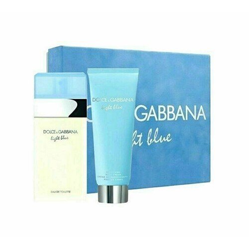 Komplekts sievietēm Dolce & Gabbana Light Blue EDT 100 ml + ķermeņa krēms 75 ml cena un informācija | Sieviešu smaržas | 220.lv