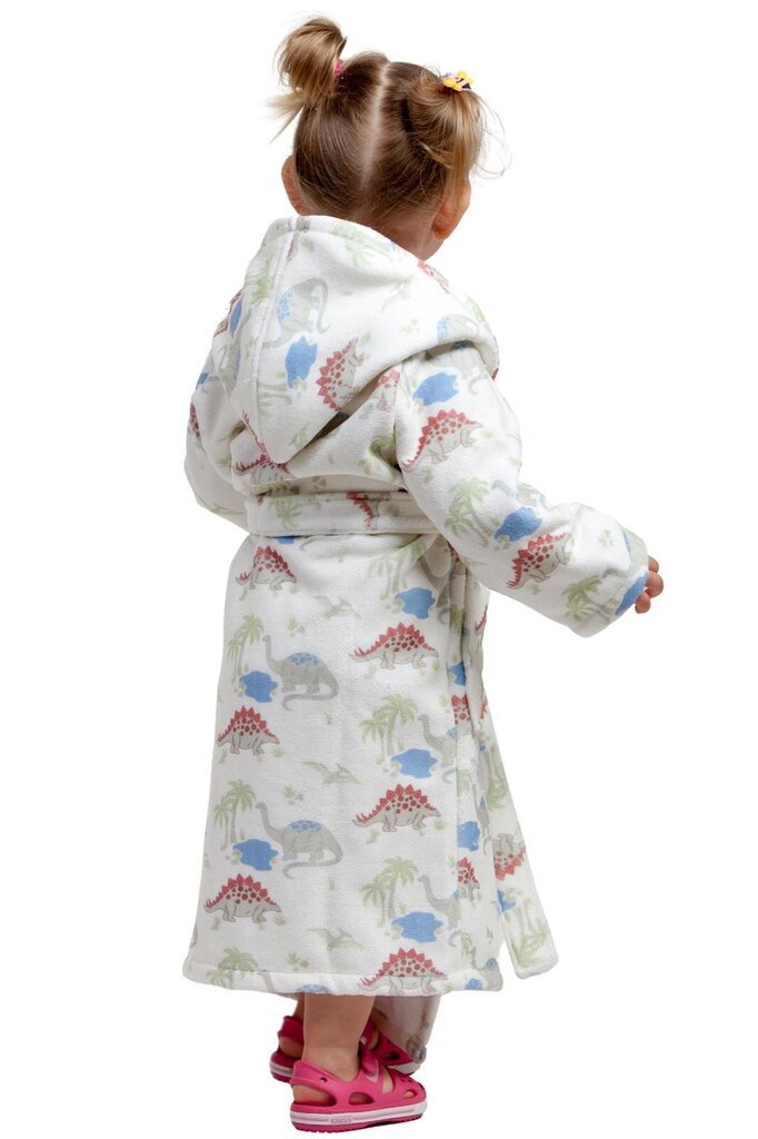Bērnu kokvilnas halāts - Dinozaurs, CHBA015 cena un informācija | Zēnu pidžamas, halāti | 220.lv