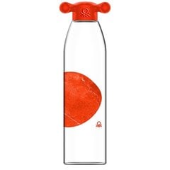 Бутылка для воды Benetton, боросиликатное стекло, 550 мл, зеленая цена и информация | Бутылки для воды | 220.lv