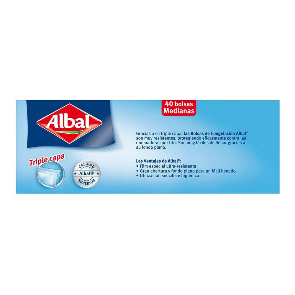 Saldētavas soma Albal (40 x 3 L) cena un informācija | Aukstuma somas, aukstuma kastes un aukstuma elementi | 220.lv