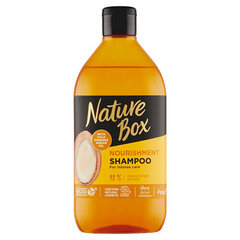 Barojošs matu šampūns Nature Box Natural Argan Oil (Nourishment Shampoo) 385 ml cena un informācija | Šampūni | 220.lv