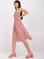 Sieviešu kleita ar apdruku, rozā цена и информация | Kleitas | 220.lv