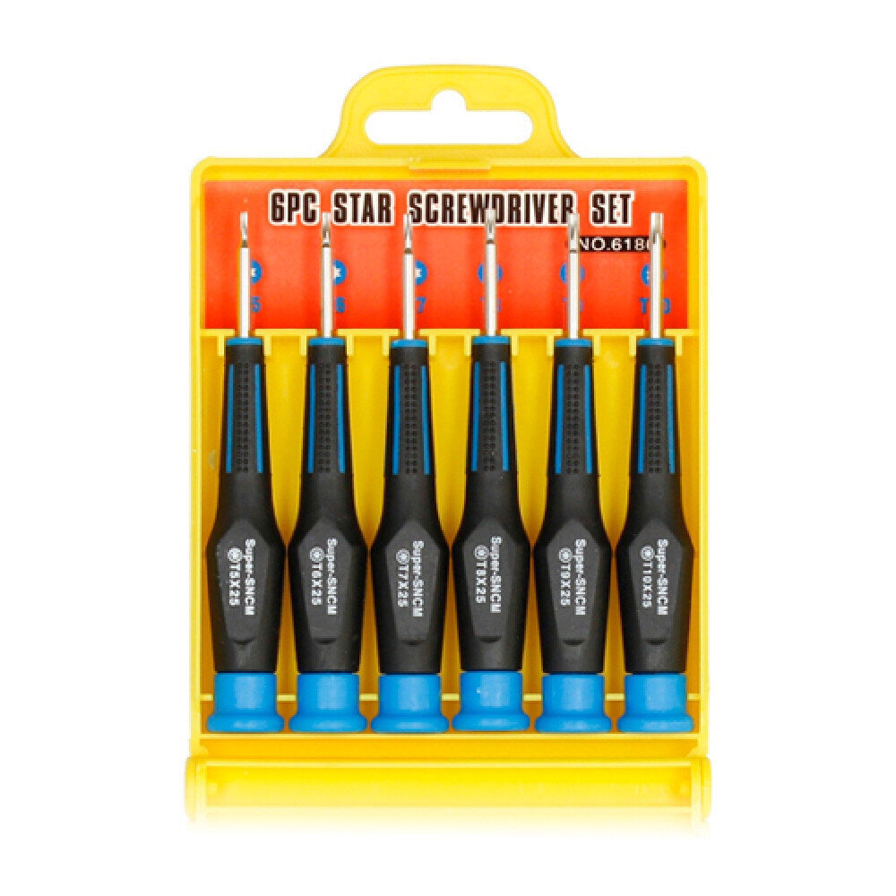 Skrūvgriežu Komplekts Ferrestock Torx Precizitāte (6 pcs) cena un informācija | Rokas instrumenti | 220.lv