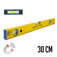 Līmenis Ferrestock Magnētisks 30 cm (30 cm) cena un informācija | Rokas instrumenti | 220.lv