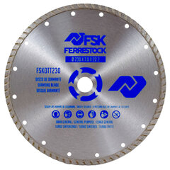 Griešanas disks Ferrestock 230 Ø Dimanta griezums cena un informācija | Rokas instrumenti | 220.lv