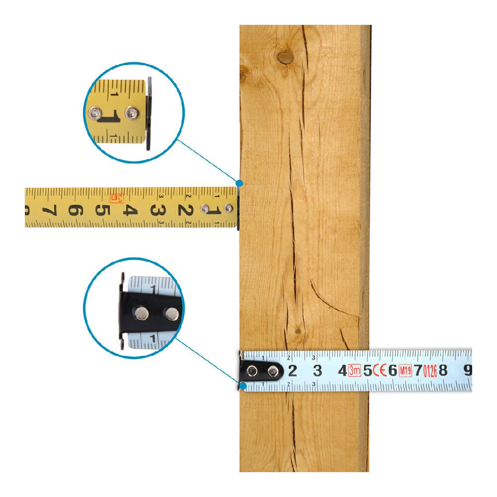 Mērlente Ferrestock HQ 3 m x 16 mm Neilons cena un informācija | Rokas instrumenti | 220.lv