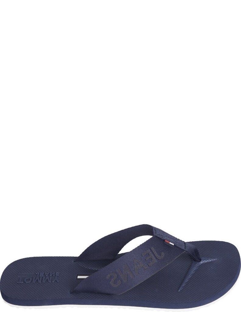 TOMMY JEANS vīriešu zilas čības COMFORT FOOTBED BEACH SANDAL cena un informācija | Vīriešu iešļūcenes, čības, sandales | 220.lv