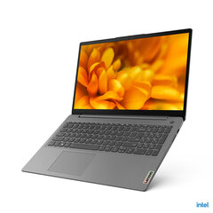 Портативный компьютер Lenovo IdeaPad 3 15ITL6 i3-1115G4 15.6 FHD IPS 300nits Anti-glare 8GB Soldered DDR4-3200 256GB SSD M.2 2242 PCIe 3.0x4 NVMe Intel UHD Graphics Windows 11 Home in S mode 82H801QPPB Arctic Grey  цена и информация | Ноутбуки | 220.lv