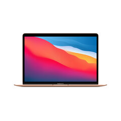 Apple MacBook Air Notebook 33.8 cm &#40;13.3&#34;&#41; Apple M 16 GB 256 GB SSD Wi-Fi 6 &#40;802.11ax&#41; macOS Big Sur Gold Portatīvais dators цена и информация | Ноутбуки | 220.lv