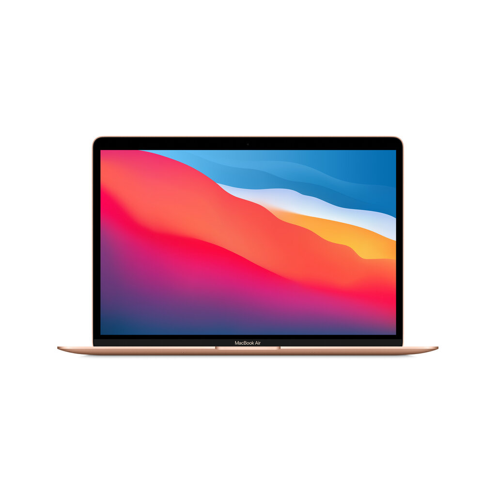 Apple MacBook Air Notebook 33.8 cm &#40;13.3&#34;&#41; Apple M 16 GB 256 GB SSD Wi-Fi 6 &#40;802.11ax&#41; macOS Big Sur Gold Portatīvais dators цена и информация | Portatīvie datori | 220.lv