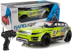 Автомобиль с дистанционным управлением Rapid Legend, зеленый цена и информация | Игрушки для мальчиков | 220.lv