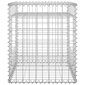 vidaXL vertikāls gabions, 50x50x60 cm, dzelzs цена и информация | Žogi un piederumi | 220.lv