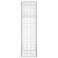 vidaXL vertikāls gabions, 50x50x180 cm, dzelzs cena un informācija | Žogi un piederumi | 220.lv