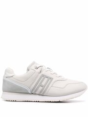 TOMMY HILFIGER sieviešu balti ādas ikdienas apavi UNDYED RUNNER SHOES цена и информация | Женские туфли | 220.lv