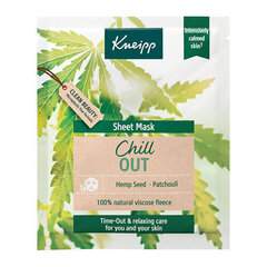 Sejas maska Kneipp Chill Out (Sheet Mask) cena un informācija | Sejas maskas, acu maskas | 220.lv