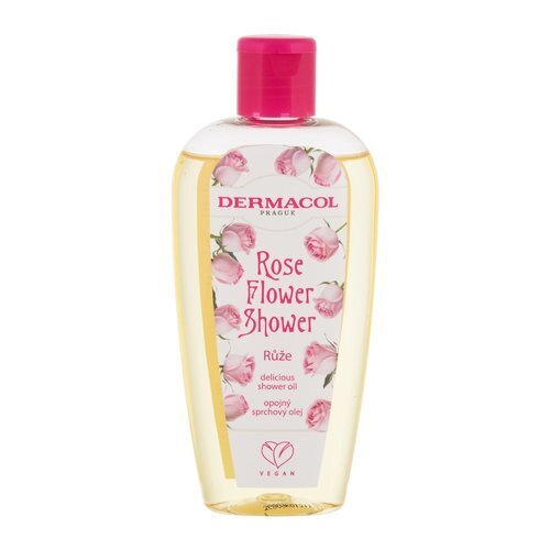 Dušas eļļa ar rožu ekstraktu Dermacol Flower Shower (Delicious Shower Oil) 200 ml цена и информация | Dušas želejas, eļļas | 220.lv