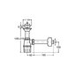 Sifons ar ventili Viega 103 927, 1,1/4x32 mm cena un informācija | Sifoni | 220.lv