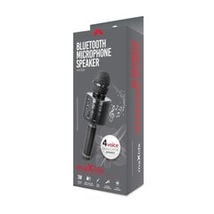 Maxlife MX-300 Bluetooth 4.0 Karaoke Mikrofons Ar iebūvētu Skaļruni / 3W / Aux / Balss Modulators / USB / MicroSD / Melns цена и информация | Микрофоны | 220.lv