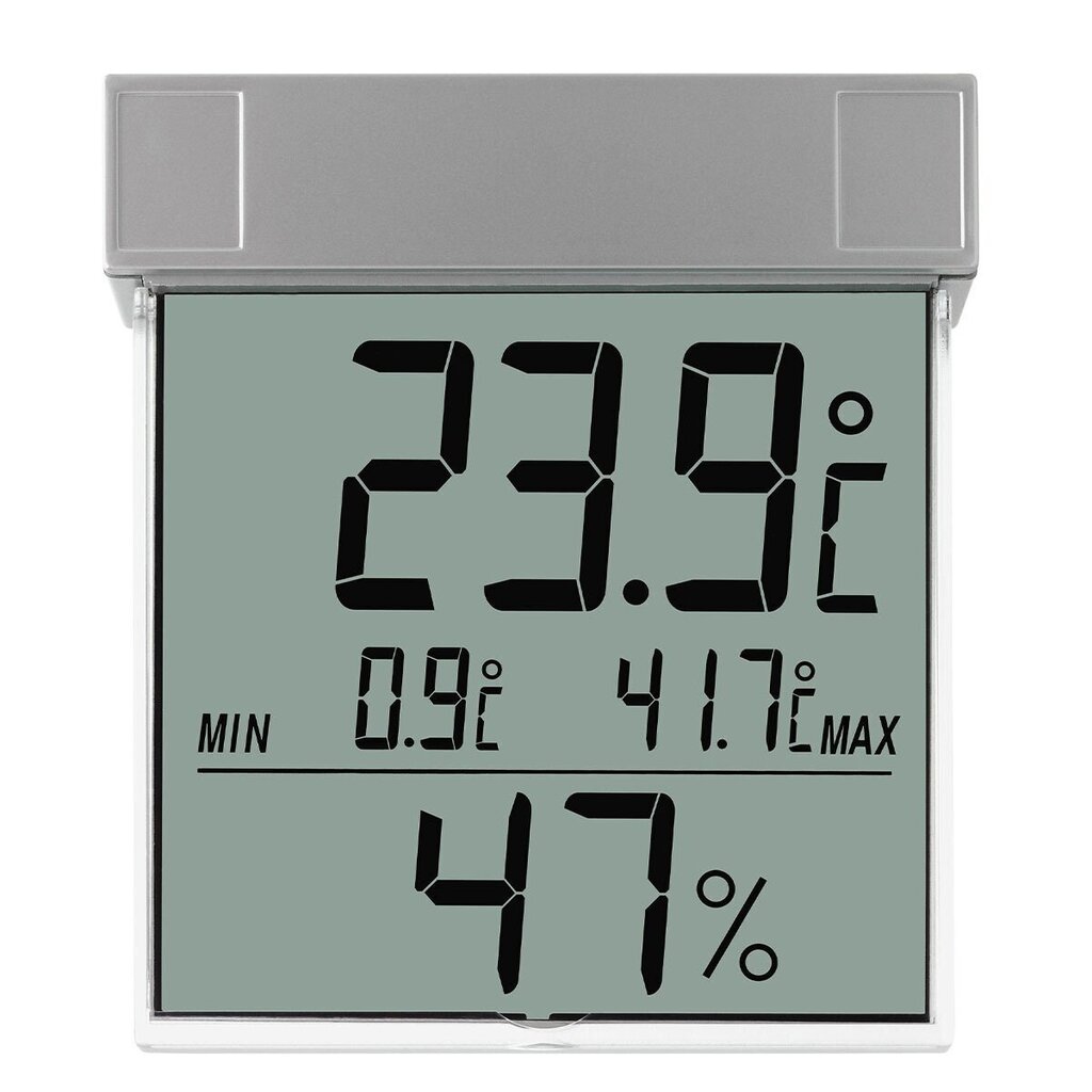 Digitālais termo-higrometrs piestiprināms pie loga TFA VISION цена и информация | Meteostacijas, āra termometri | 220.lv