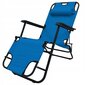 Saliekamais zvilnis Riviera, zils cena un informācija | Sauļošanās krēsli | 220.lv