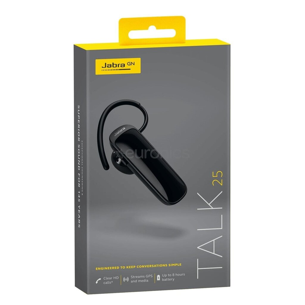 Jabra Talk 25 SE, black - Hands-Free Device цена и информация | Austiņas | 220.lv