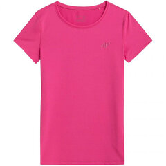 Футболка женская 4F W NOSH4 TSDF352 54S, розовая цена и информация | Женские футболки | 220.lv