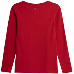 T-krekls sievietēm 4F W NOSH4 TSDL350 62S, sarkans cena un informācija | T-krekli sievietēm | 220.lv