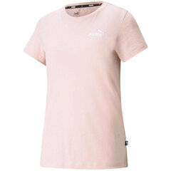 T-krekls sievietēm Puma ESS Embroidered Tee W 587901 36, rozā cena un informācija | T-krekli sievietēm | 220.lv