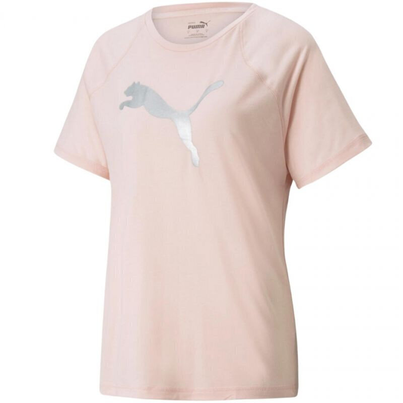 T-krekls sievietēm Puma Evostripe Tee W 589143 36, rozā cena un informācija | T-krekli sievietēm | 220.lv
