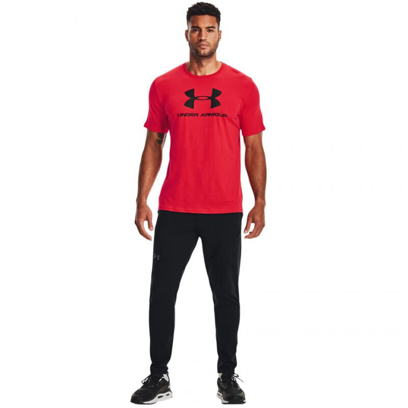 T-krekls vīriešiem Under Armour Sportstyle Logo SS T Shirt M 1329 590 601, sarkans cena un informācija | Vīriešu T-krekli | 220.lv