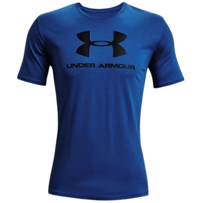 T-krekls vīriešiem Under Armour Sportstyle Logo SS T Shirt M 1329 590 432, zils cena un informācija | Vīriešu T-krekli | 220.lv
