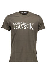 T-krekls vīriešiem Calvin Klein, zaļš cena un informācija | Vīriešu T-krekli | 220.lv