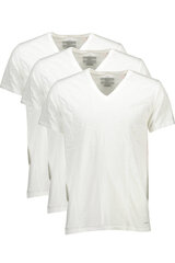 Мужская футболка Calvin Klein Smooth Cotton Egret K10K112229YAH 560077381, белый цена и информация | Мужские футболки | 220.lv