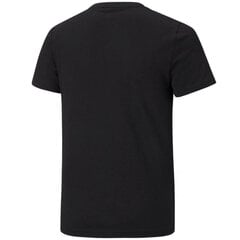 Футболка детская Puma ESS 2 Col Logo Tee Jr 586985 86, черная цена и информация | Рубашки для мальчиков | 220.lv