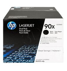 Тонер-картридж HP 90X, две упаковки, черный цена и информация | Картриджи для лазерных принтеров | 220.lv