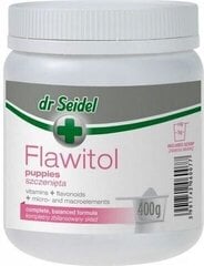 Piedeva jauniem kucēniem Dr Seidel FLAWITOL, 400 g cena un informācija | Vitamīni, uztura bagātinātāji, pretparazītu līdzekļi suņiem | 220.lv