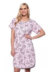 Хлопковая ночная рубашка для женщин Sevgi 3133-35, розовый цена и информация | Женские пижамы, ночнушки | 220.lv
