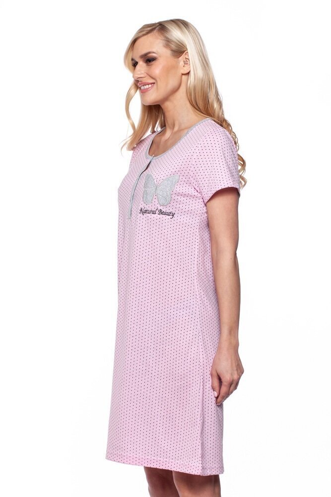 Kokvilnas naktskrekls sievietēm, Sevgi 354-367, rozā cena un informācija | Naktskrekli, pidžamas | 220.lv