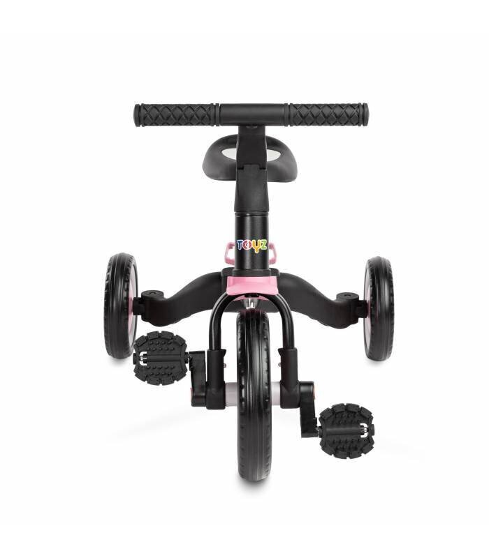 Trīsriteņu balansa velosipēds Toyz FOX 2in1, rozā cena un informācija | Balansa velosipēdi | 220.lv