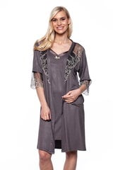 Комплект из бамбукового волокна халат и ночная рубашка 5-243 цена и информация | Женские халаты | 220.lv