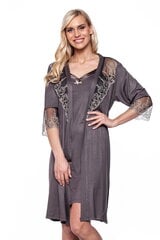 Комплект из бамбукового волокна халат и ночная рубашка 5-243 цена и информация | Женские халаты | 220.lv