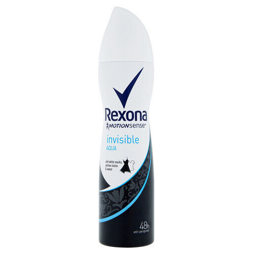 Rexona Antiperspirants sprejs Motionsense Invisible Aqua 150 ml cena un informācija | Dezodoranti | 220.lv
